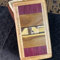 MINI: Walnut with 33-pc top in Spalted Maple