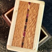 MINI: Walnut with 33-pc framed in Ash