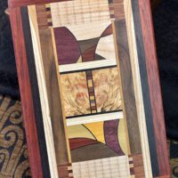 Tea Box: Walnut w/ 97-pc top in Padauk