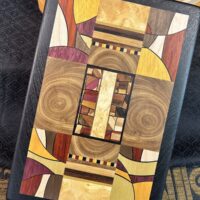 Tea Box: Tigerwood w/ 213-pc top in Wenge