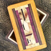 MINI: Walnut with 64-pc framed in Osage Orange