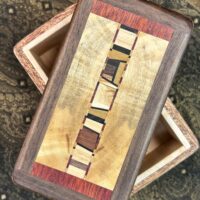 MINI: Mahogany with 87-pc framed in Walnut