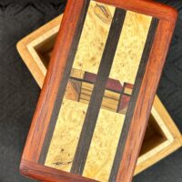 MINI: Tigerwood with 33-pc framed in Padauk