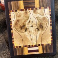 MID Sized Box: Padauk w/ 156 pc top in Wenge