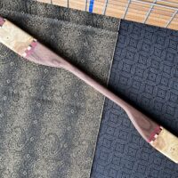 Lap Bar: Walnut w/ Yellow Tarara