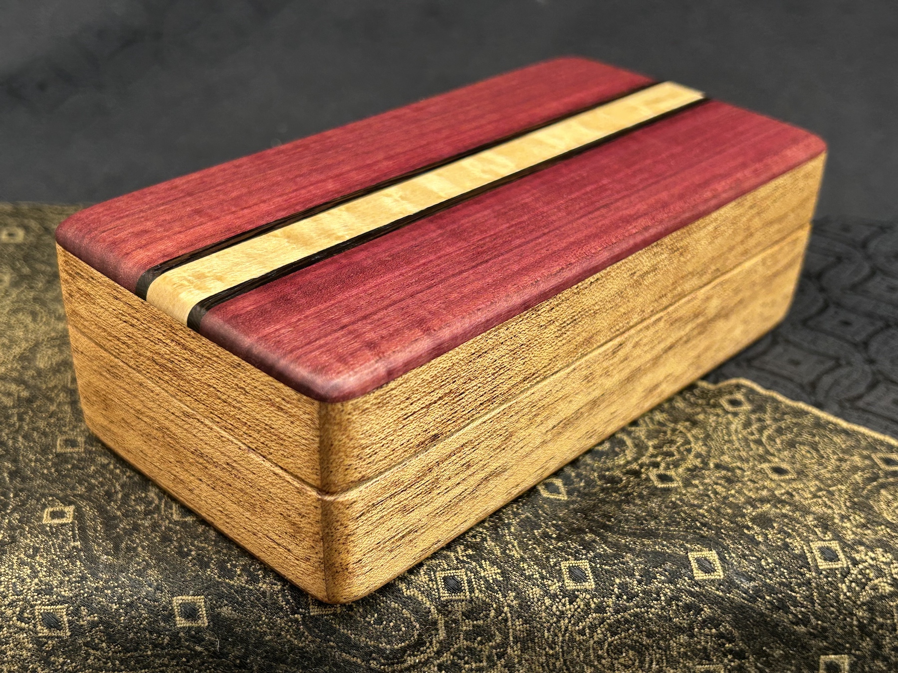 Classic: Mahogany w/ 5-pc (Maple, Wenge, Purple Heart) - Image 2