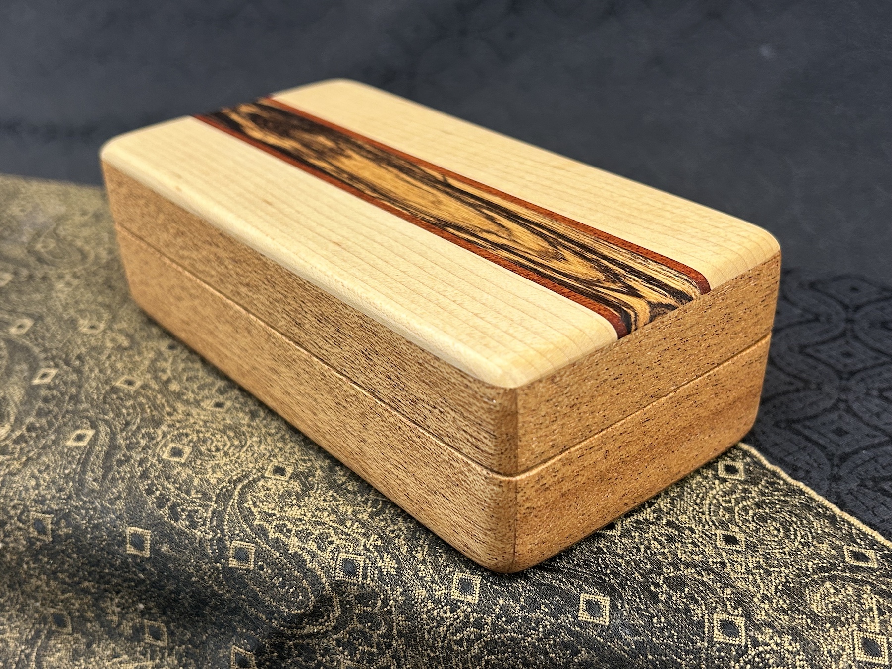 Classic: Mahogany w/ 5-pc (Caragana, Bloodwood, Maple) - Image 2