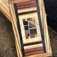 MINI box: Cherry with 72-pc in Zebrawood