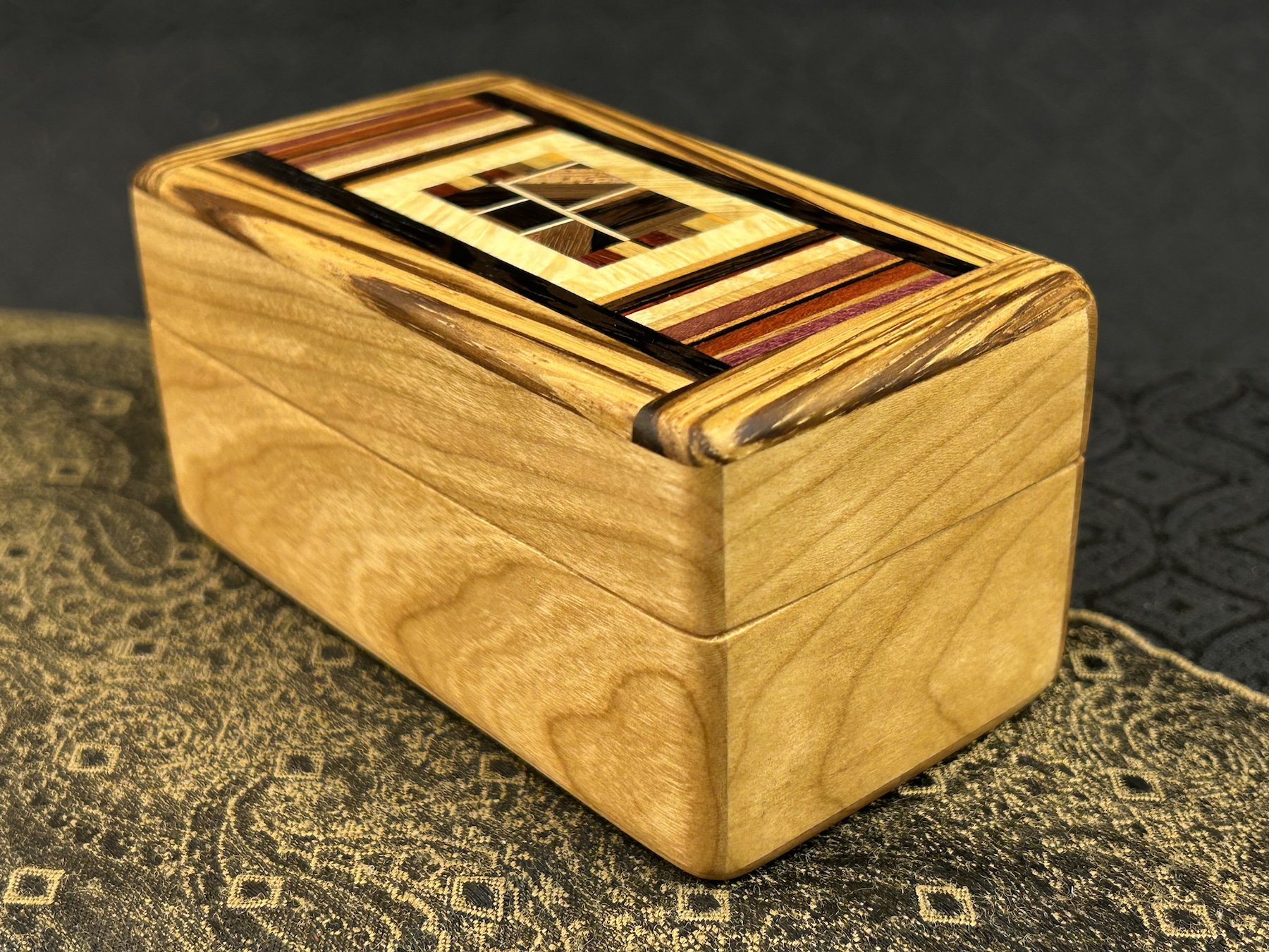 MINI box: Cherry with 72-pc in Zebrawood - Image 2