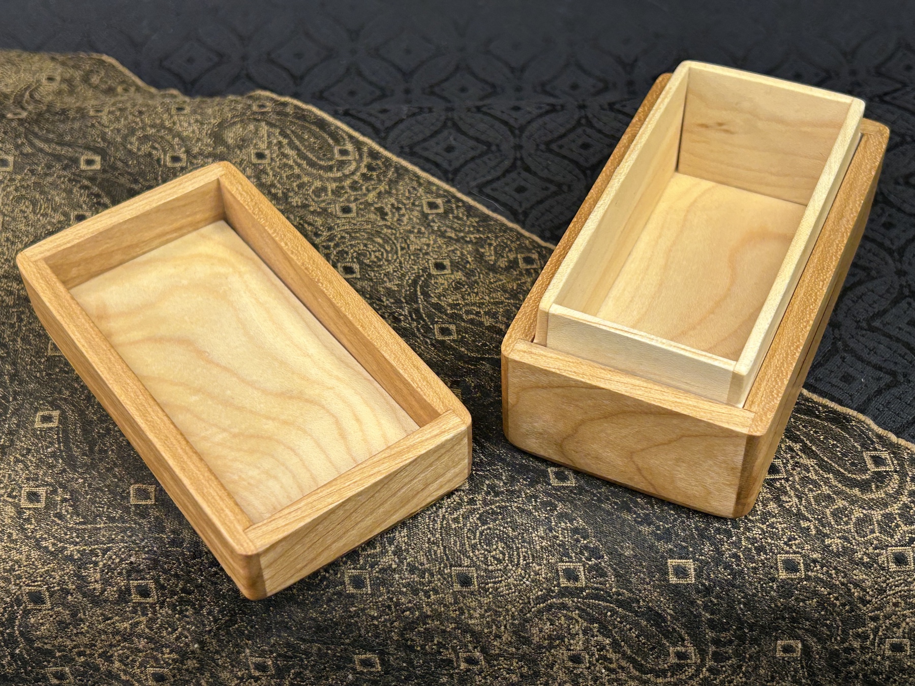 MINI box: Cherry with 72-pc in Zebrawood - Image 3