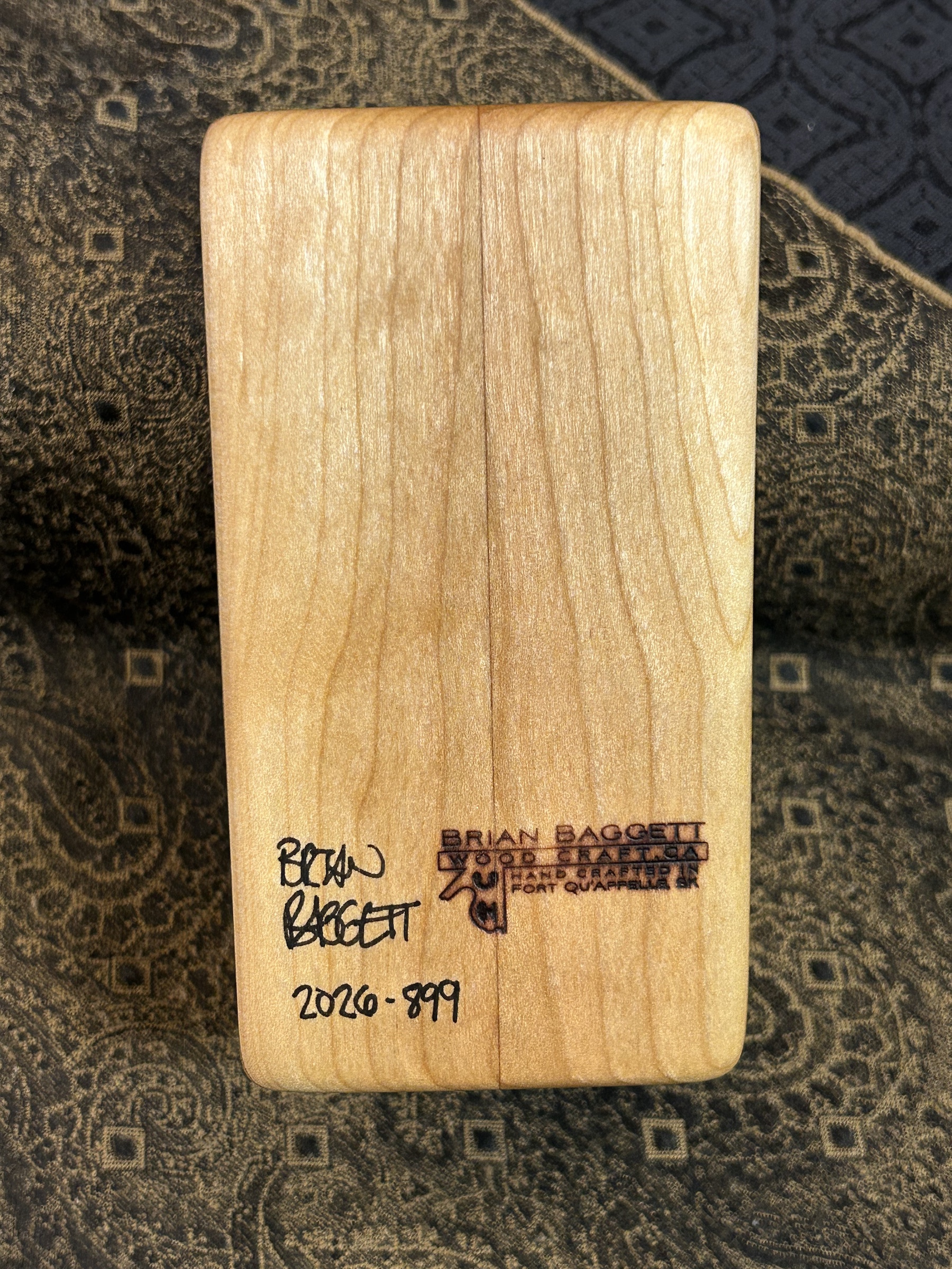 MINI box: Cherry with 72-pc in Zebrawood - Image 4