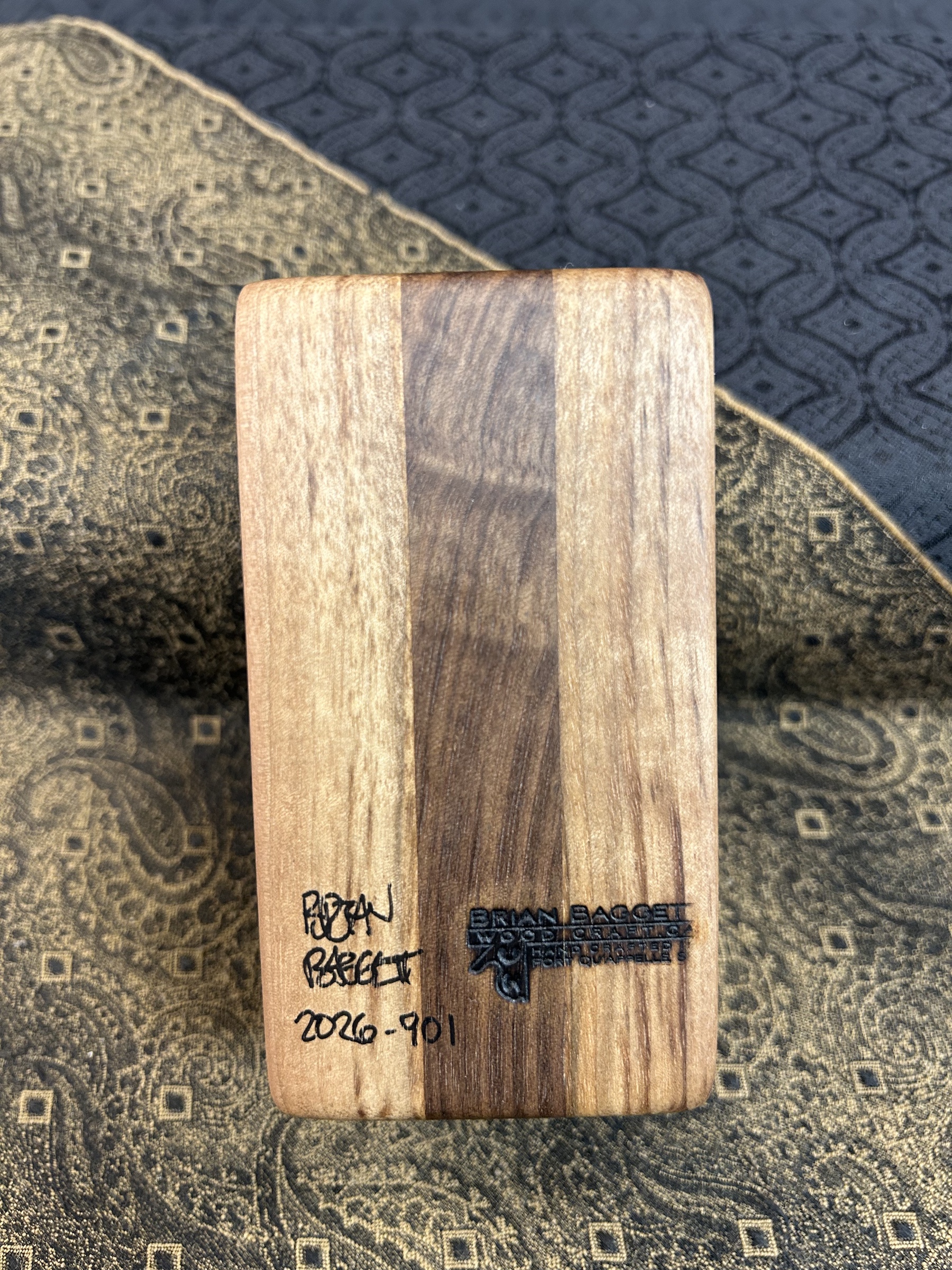 MINI box: Walnut with 216-pc in Purple Heart - Image 4