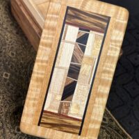 MINI box: Walnut with 79-pc in Curly Cherry