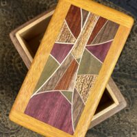 MINI box: Walnut with 39-pc in Osage Orange