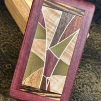 MINI box: Cherry with 41-pc in Purple Heart