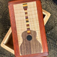 MINI box: Cherry with 26-pc "guitar" in Padauk