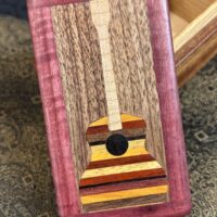 MINI box: Sapele with 25-pc "guitar" in Purple Heart