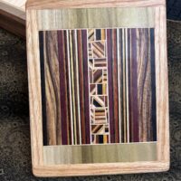 MID Sized Box: Walnut w/ 192 pc top in Oak