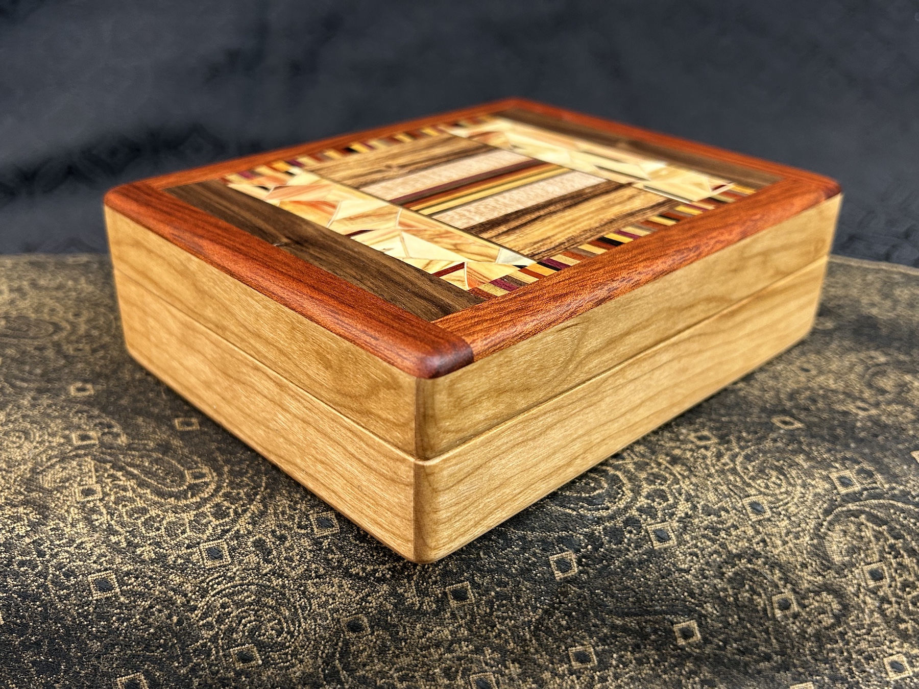 MID Sized Box: Cherry w/ 210 pc top in Bloodwood - Image 2