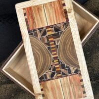 FULL: Walnut with 280-piece Mosaic framed in Ash
