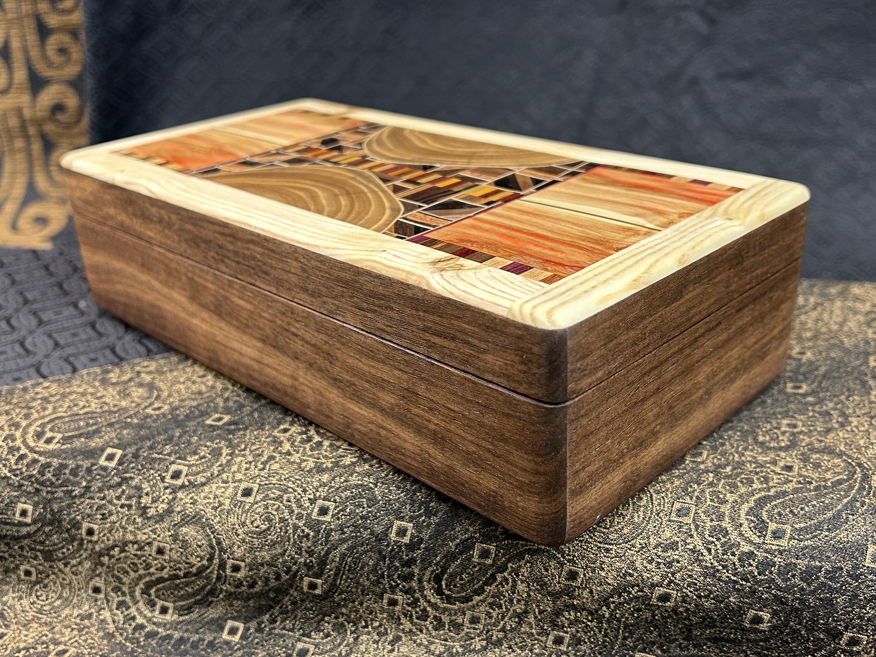 FULL: Walnut with 280-piece Mosaic framed in Ash - Image 2